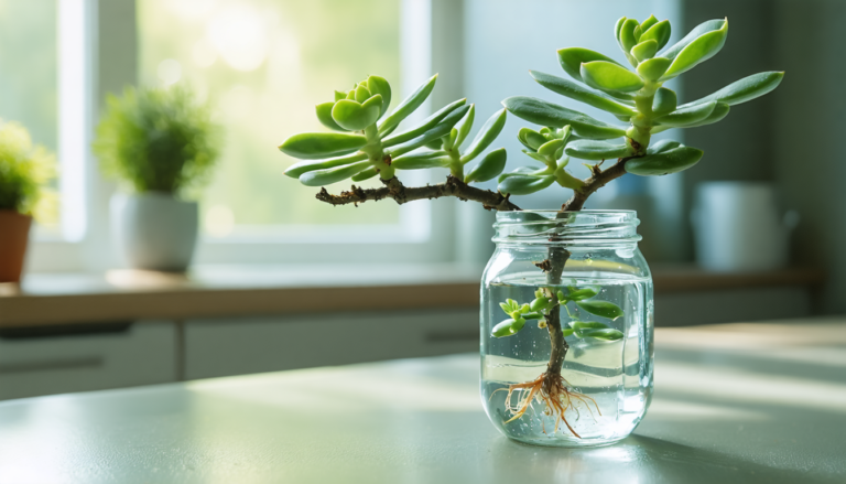 découvrez comment propager facilement votre crassula grâce à notre guide pratique de bouture dans l'eau, pour multiplier vos plantes avec succès.