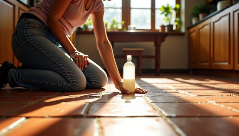 Nettoyer les tomettes : le vinaigre blanc, une solution efficace ou à éviter ?