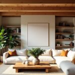 Poutres peintes en lin : une touche élégante et naturelle pour votre intérieur ?