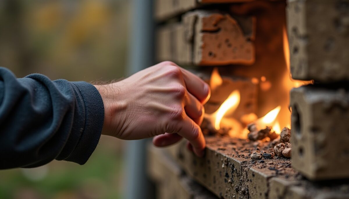 Poêle à bois à seulement 10 cm du mur : conseils essentiels et précautions à prendre