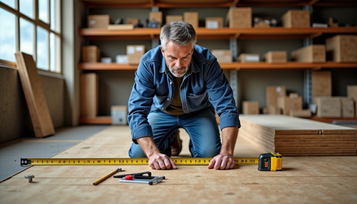 Comment déterminer l'entraxe idéal pour une pose sécurisée de plancher OSB ?