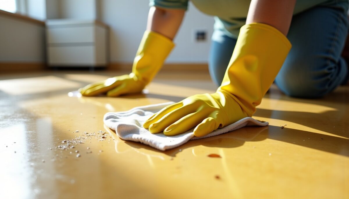 Astuces efficaces pour redonner éclat à un lino jauni