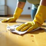 Astuces efficaces pour redonner éclat à un lino jauni