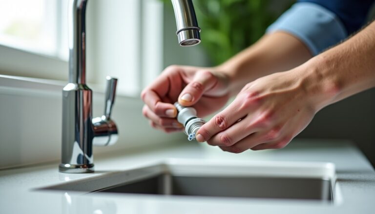 Guide pratique : remplacer un mousseur de robinet facilement, sans aucun outil