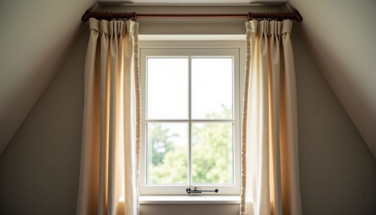 Rideau sous pente : conseils pratiques pour un rendu parfait