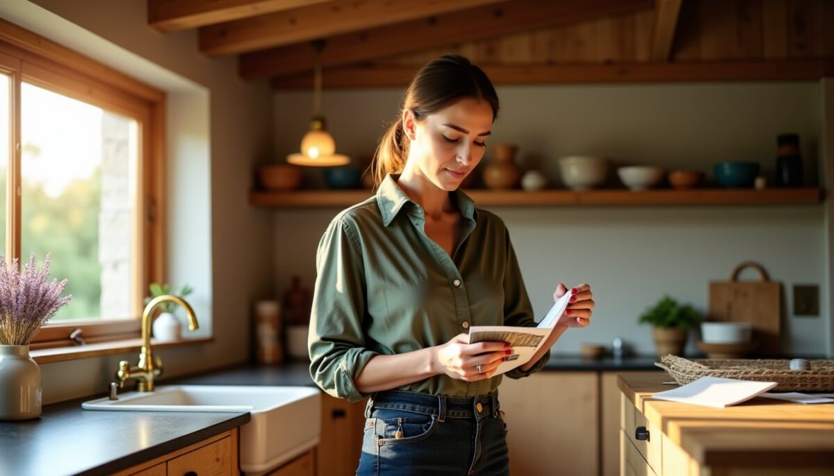 Choisir la teinte parfaite pour une cuisine au charme rustique
