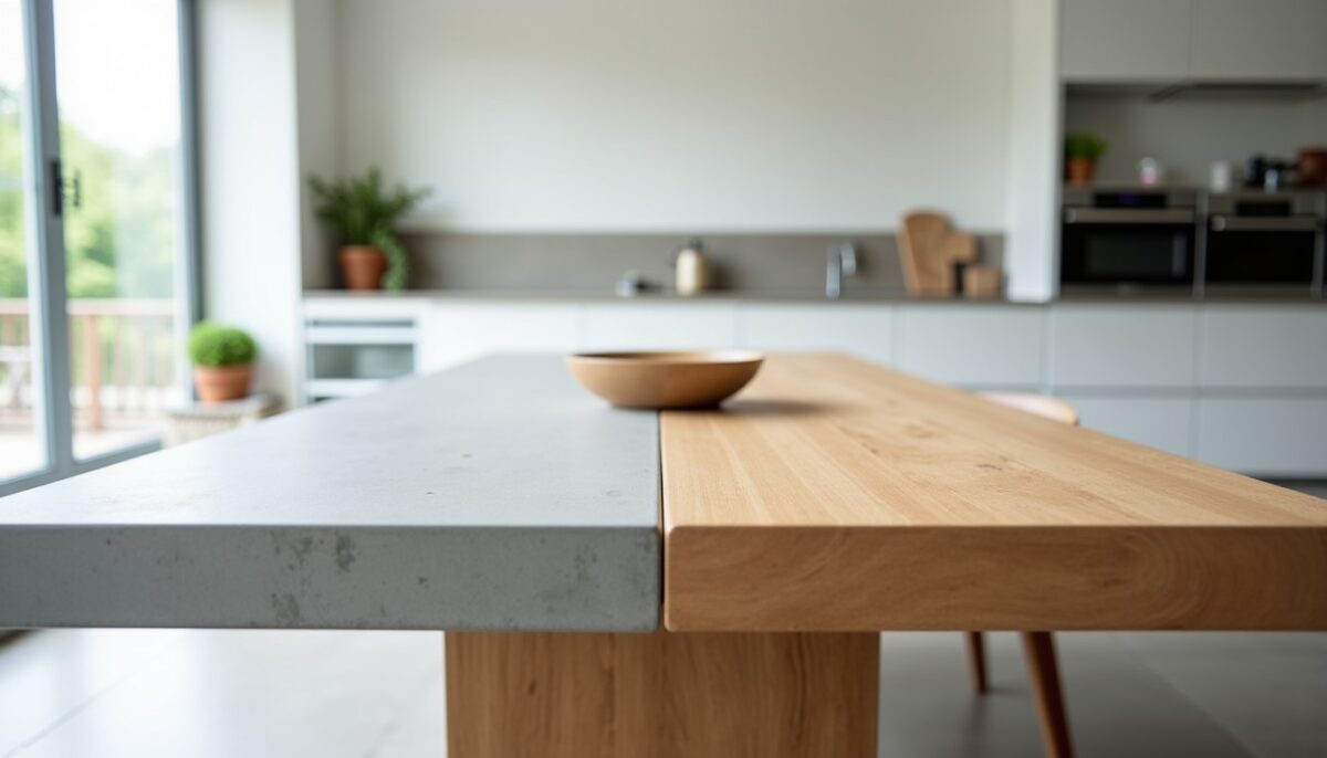 Guide pratique : Comment fusionner deux plans de travail pour créer une table unique et fonctionnelle