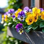 Combien de pensées installer dans une jardinière pour un effet optimal ?