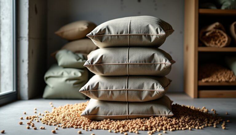 Quelle est la durée d'un sac de pellets de 15 kg ?