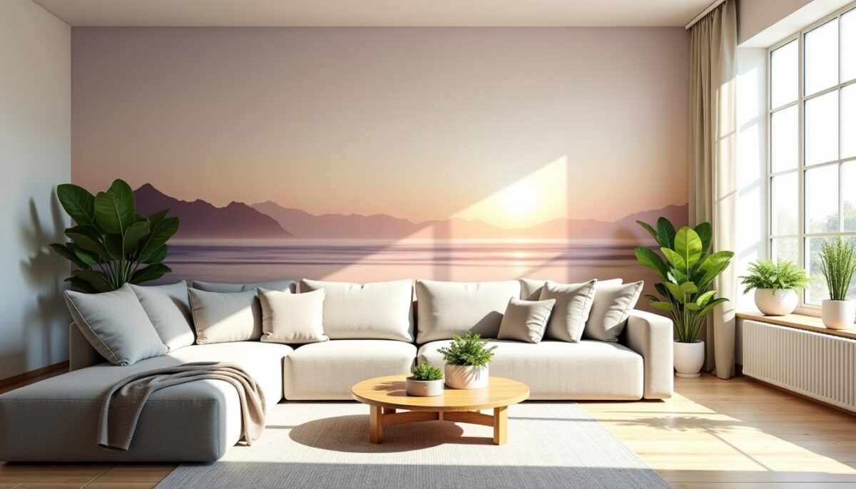 Comment choisir des papiers peints panoramiques pour illuminer votre salon sans le rendre sombre ?